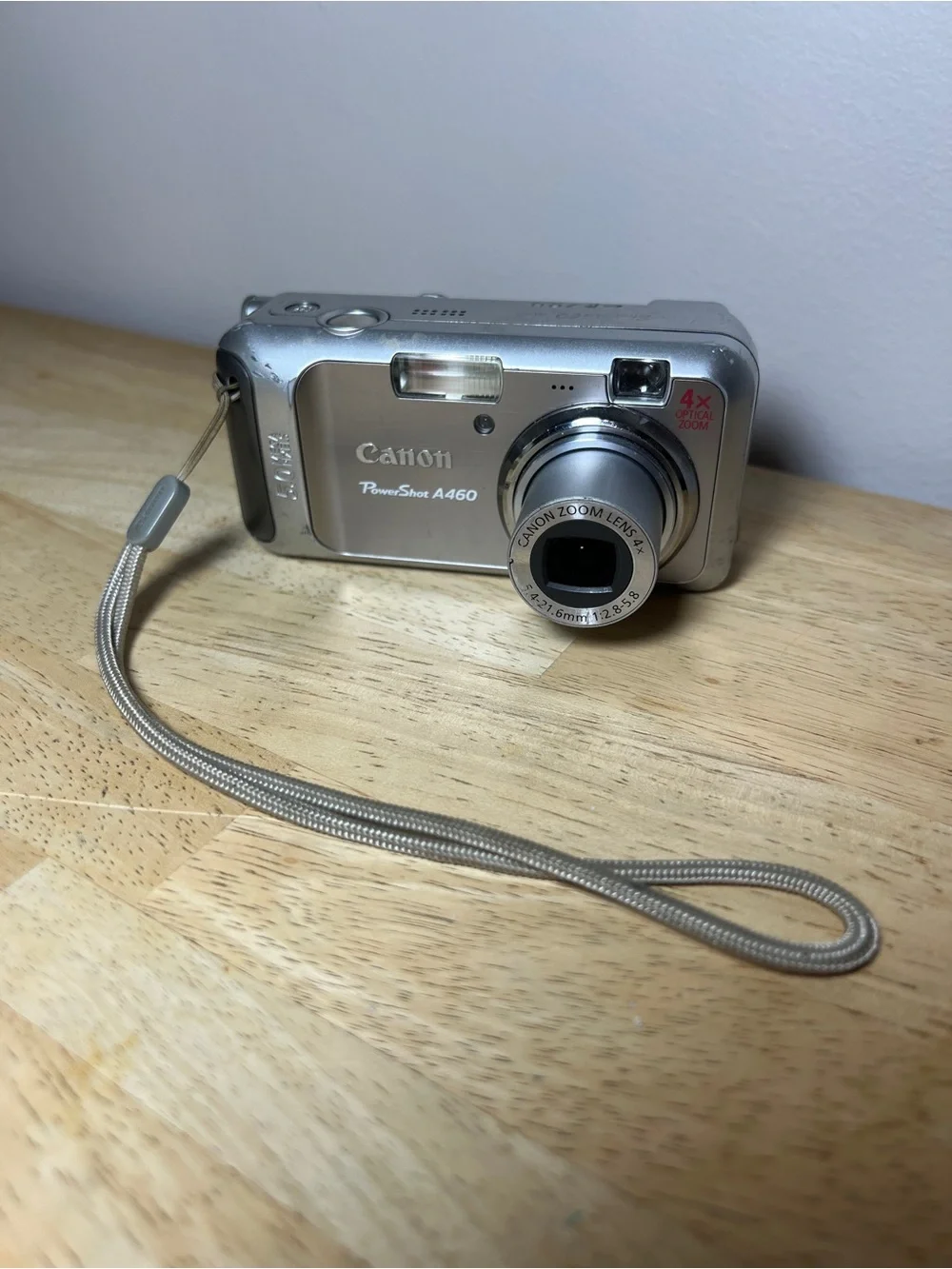 Canon PowerShot A460 Digital Camera Silver 5.0MP Vintage Y2K Digicam TESTED